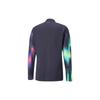 Puma Logo Print Zip Fitness Top Men Tops Black 605790-09