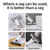 Mini Foldable Handheld Sponge Mop, Hands-Free Self Squeeze Multifunctional Absorbent Cleaning Mop for Desktop Bathroom Gap Household Use