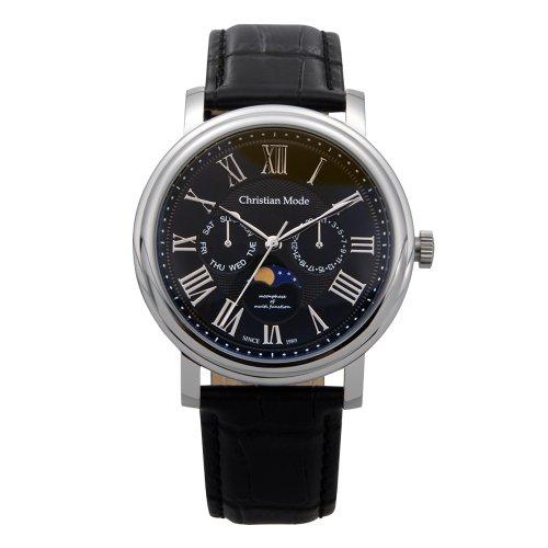 [CHRISTIAN MODE] CHRISTIAN MODE Men s Moonphase Watch CM401BKBK_M CM401BKBK_M