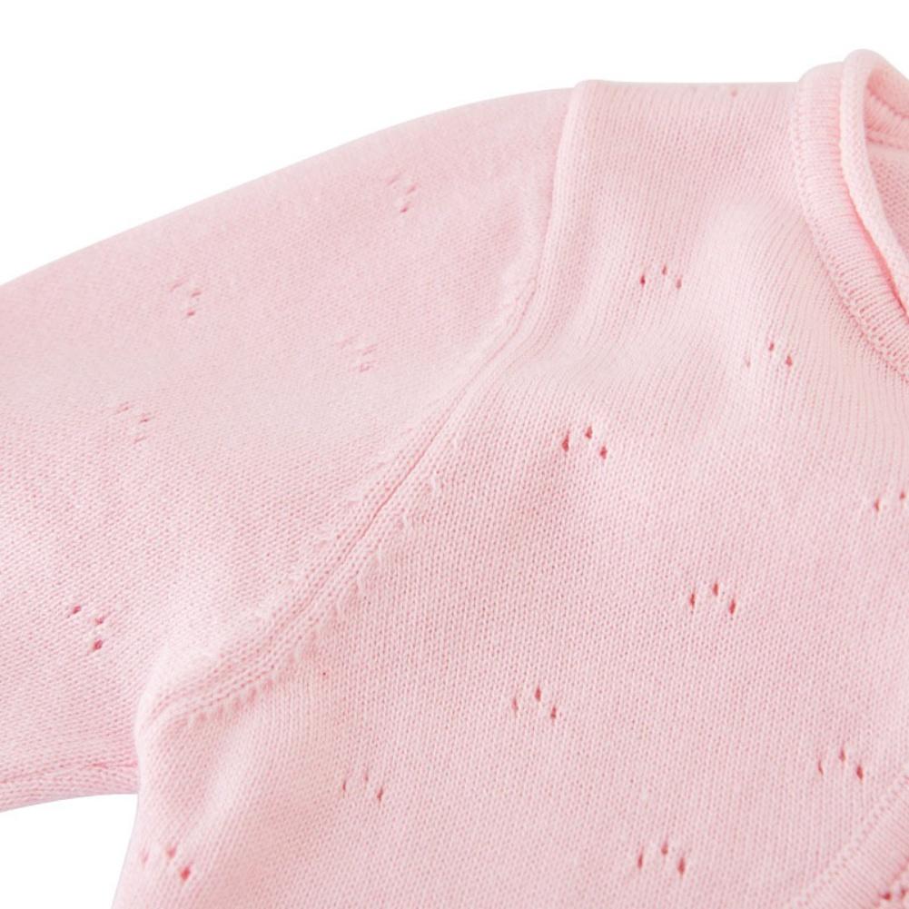 Synpos Children Girls Cover Up Bolero Shrug for Wedding Party Dress Kids Girl Knit Flower Long Sleeve Cropped Cardigan 1-4 Years