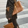 New Mother and Child Tote Bag Large Capacity Fashion Shopping Bag Printed Versatile Handheld Shoulder Commuter Bag Women