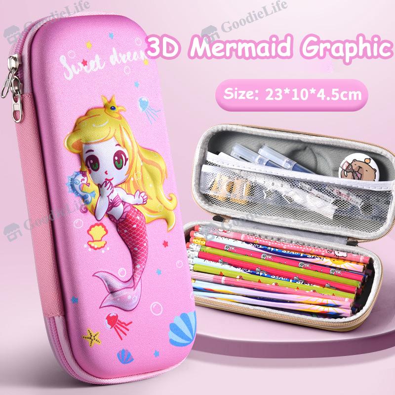 

3D Пенал Labubu для детей, большой вместимости, мультяшный пенал, студенческий подарок для детей, пеналы и сумки