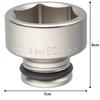 TONE Impact Socket Drive Angle Width Across Flats 50mm 6NV-50 19.0mm (3/4")