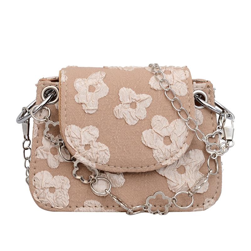 Niche design mini bag women's new small fresh three-dimensional printing chain bag fashionable trendy shoulder messenger bag