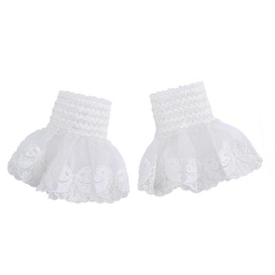 Bestickte Spitze Armstulpen Handgelenkmanschetten Armbedeckungen Falsche Ärmel Für Bürofrauen Täglichen Gebrauch und Party-Outfit-Verbesserer