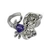 Bird Flower Irregular Fold Butterfly Stacked Open Ring High Sense Zircon Personality Niche Design Ring