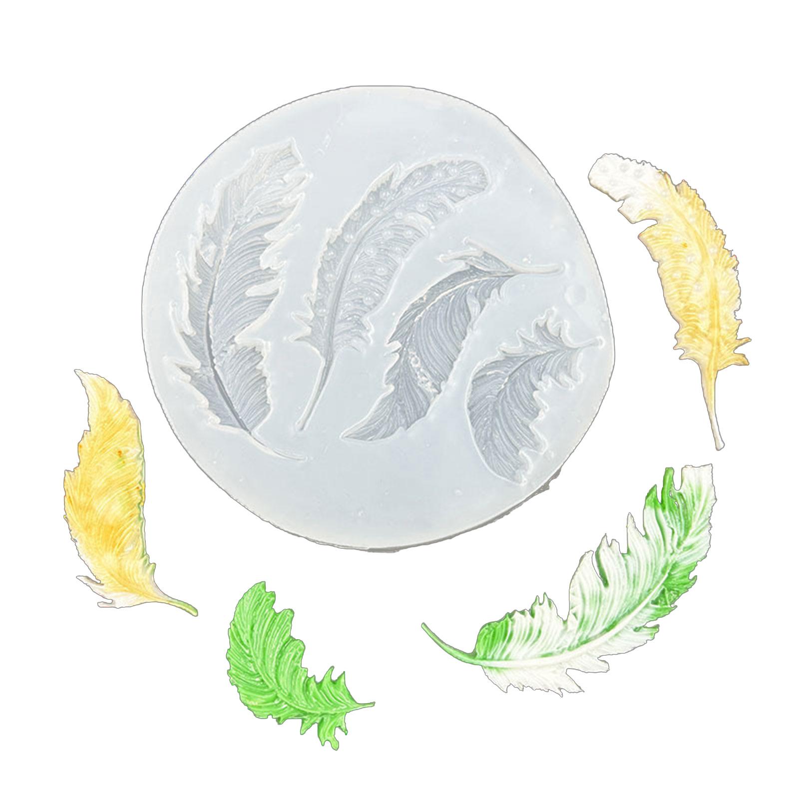 

Sturdy Silicone Feather Shaped Mold Handmade Jewelry Making Supplies For Artistic Projects Candle And Creative Gifts 1