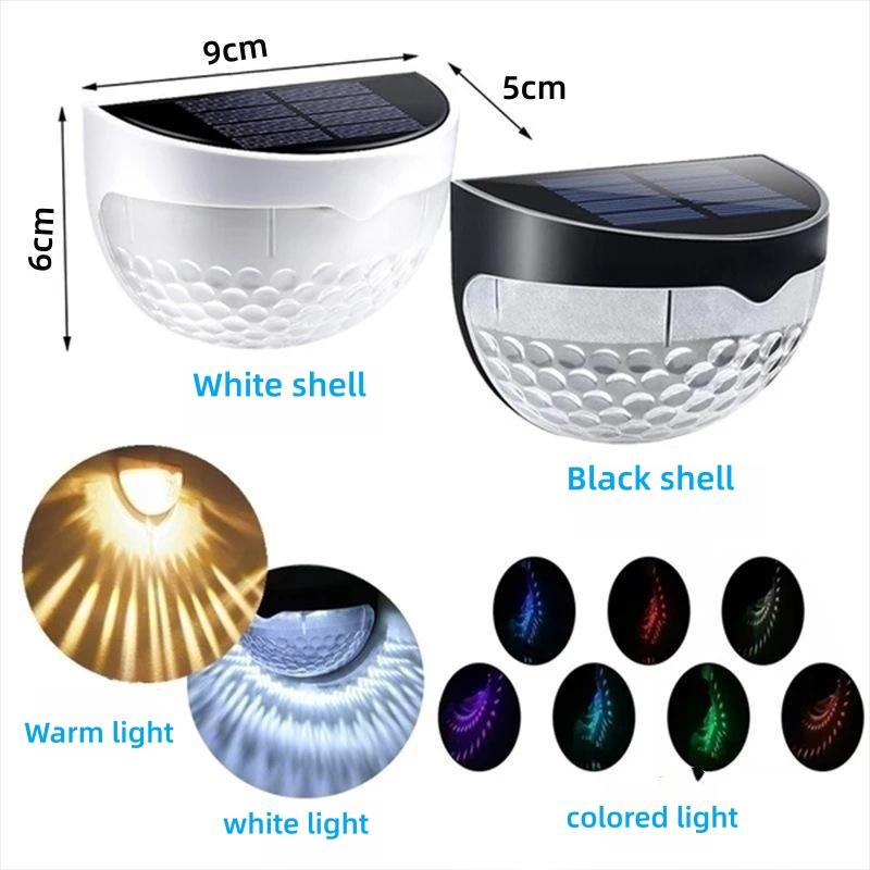 LED Solar Light Outdoor Wall Lamps Energy Garden Lamps Waterproof Solar Fence Lamp Christmas Decoration Festoon Led Light