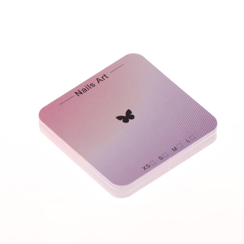 20 Sheets Press On Nail Bottom Flower Pattern Cardboard Photo Prop Handmade False Nail Art Tips Display Show Card Manicure Tools