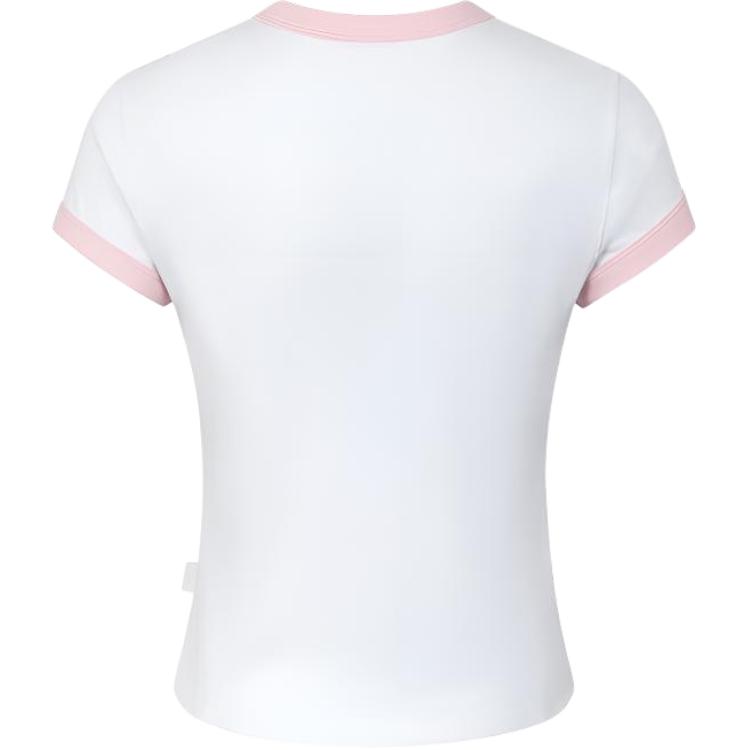 Li Ning Retro Series Soft Minimalist Versatile Casual Short Sleeve T-Shirt Women tops AHSW900-1
