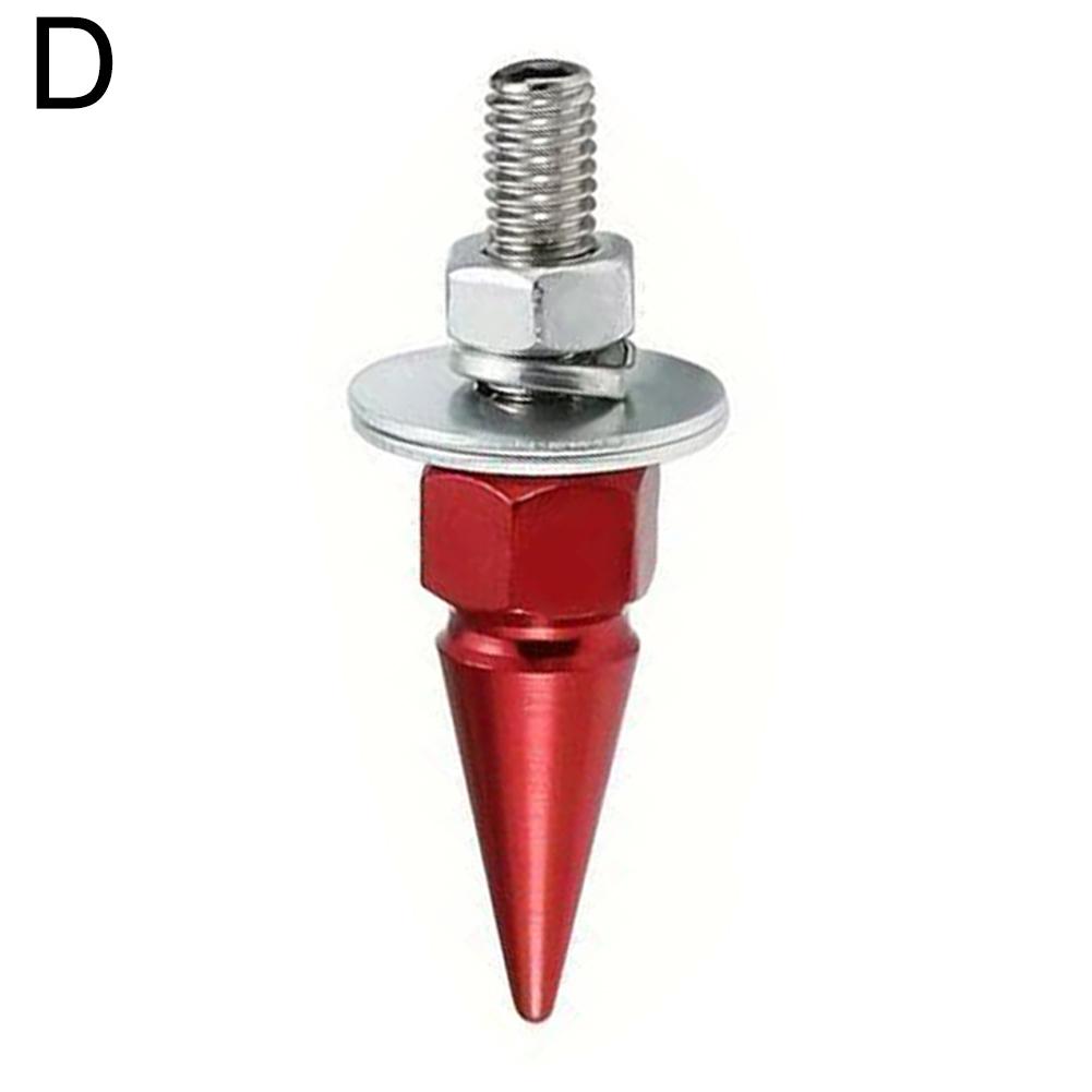 for M6 License Plate Mounting Screws Threaded Pointed Car Threaded Pointed Alloy Fasteners Aluminum Gasket Universal Styling