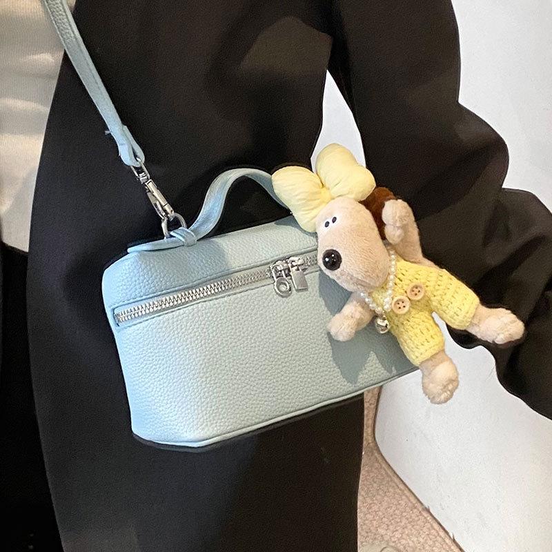 New product wholesale high-quality lychee pattern portable change bag women's versatile commuting fashion small fresh Korean messenger bag