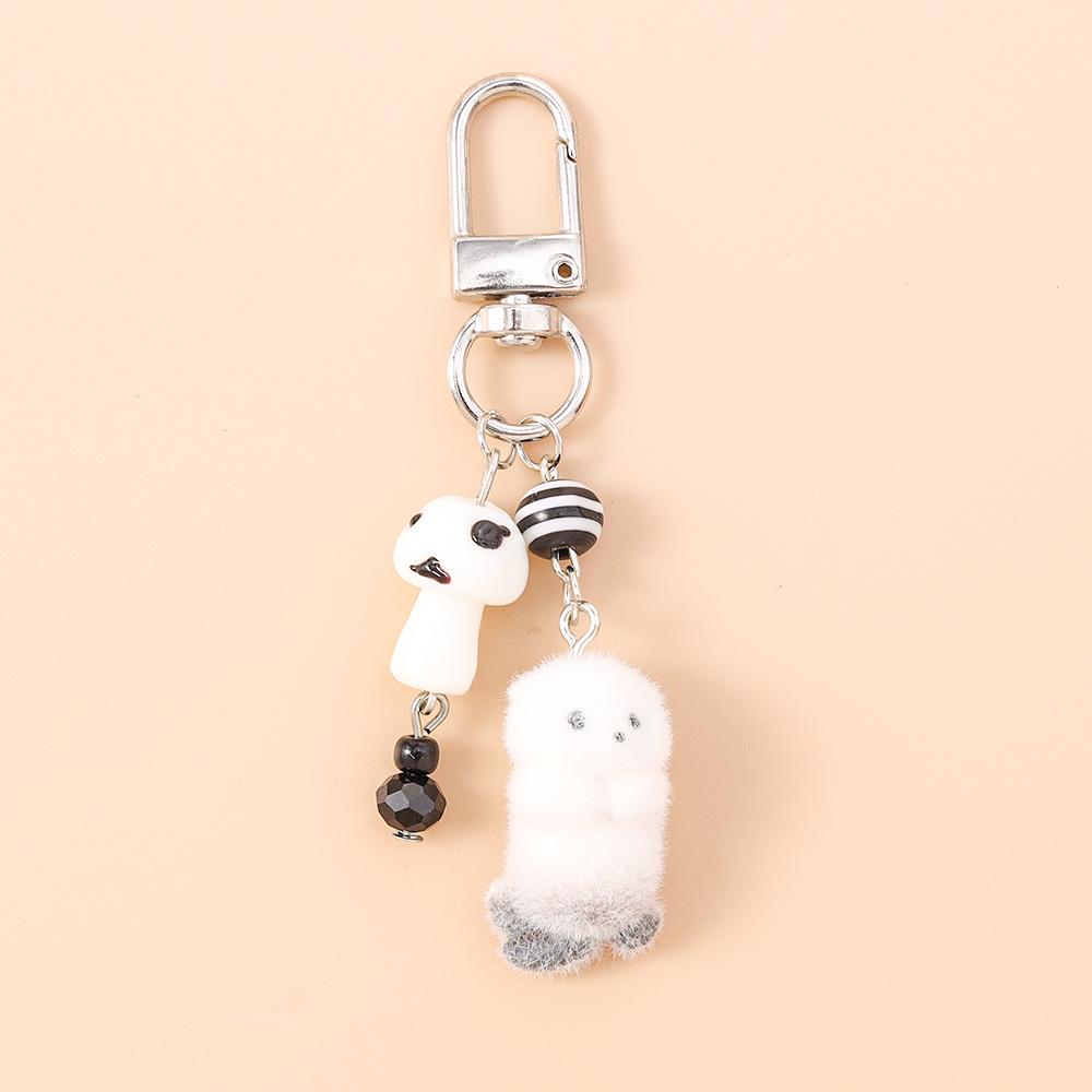 Cute Sea Otter Keychain Animal Key Ring Pendants for Women Girls Handbag Decor DIY Handmade Key Chain Jewelry Gifts
