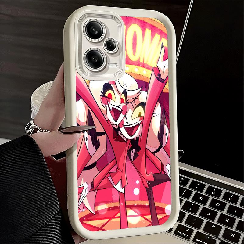 Hazbin Hotel Anime Soft Phone Case for Xiaomi Poco X7 X6 X5 Pro X4 Gt X3 F7 Ultra M8 M7 Redmi 15C 15 14C 13 13C 12 12C 10 10C
