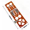Woodworking Track Saw Square 90 Degree Angle Stop Guide Rail Clamp Aluminum Positioning Plate for Festool and Makita Rails