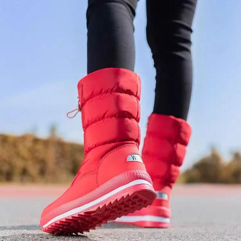 Winter Boots for Women Thick Plush Warm Cotton Boot Women's Snow Boots Mid-calf Winter Boots for Women Platform Boot Botas Mujer