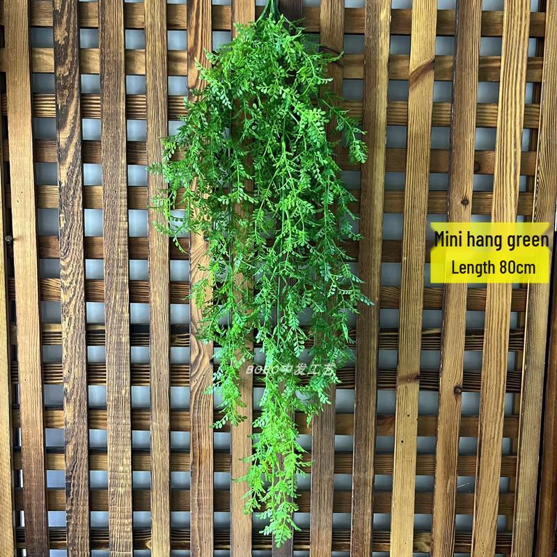 Artificial Spider Plant & Fern Hanging Decor - Trailing Green Vines for Wall & Ceiling