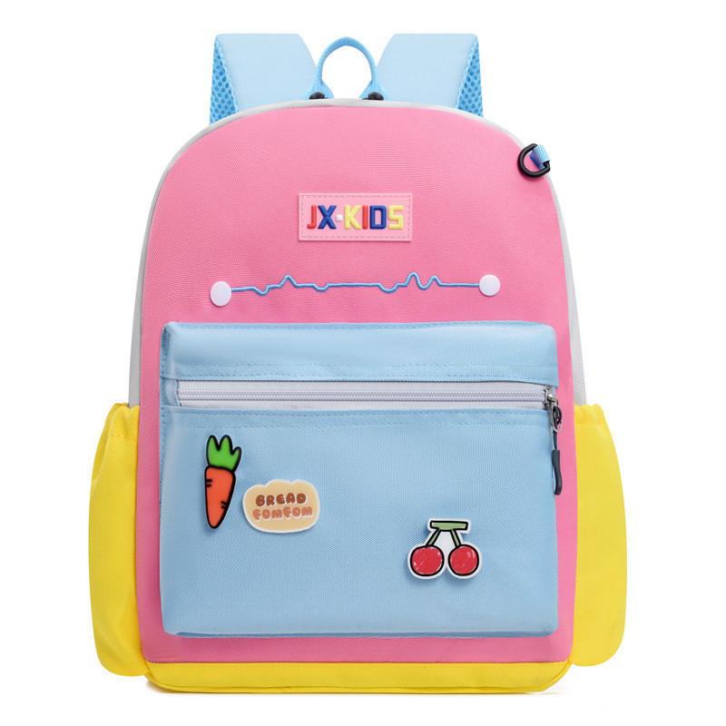 Fashionable Cartoon Water-resistant Oxford Cloth School Backpack For Kids