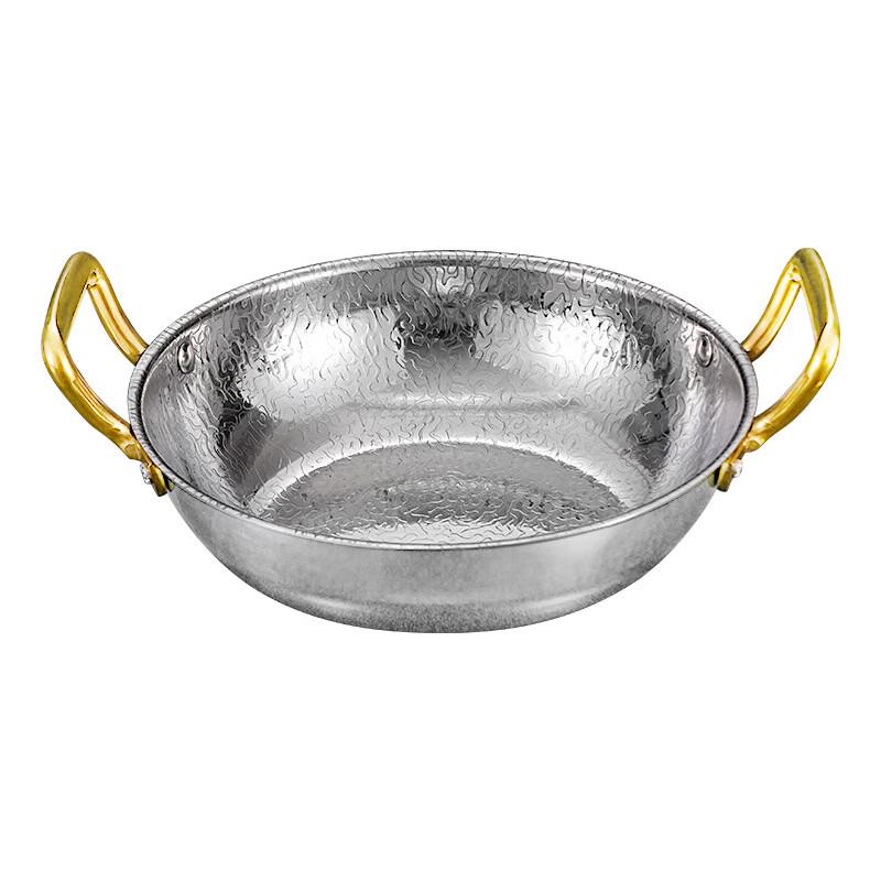 ZISIZ Thickened Stainless Steel Seafood Hot Pot