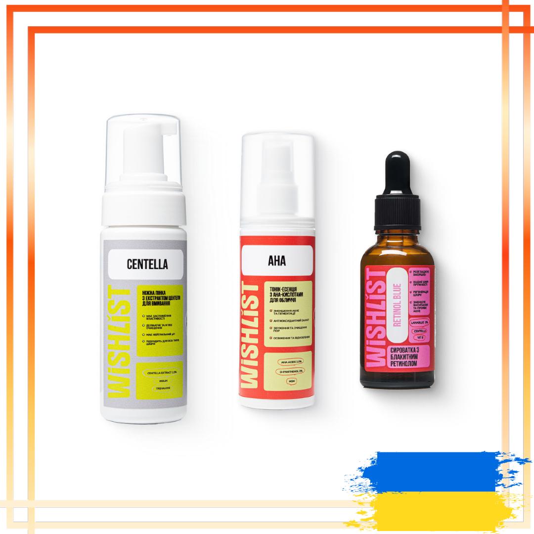 

Набір для очищення пір та боротьби з віковими змінами WiSHLiST