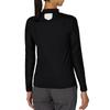 FootJoy Brushed FJ Embossed Print Long Sleeve Mock Neck Size Small Women's Shirt, Black, (FJW-F24-S06, 32288-S)