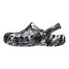 Fashion Outdoor EVA Marble Pattern Outdoor Breathable Clogs 3cm Unisex Black 206935-066