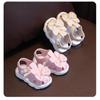 Girls Sandals Flowers Bow Knot Sweet Soft Children's Beach Shoes Kids Summer Bow Knot Sandals