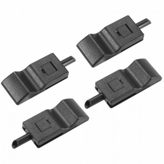4x Ebony Door Lock Knob Front or Rear For Chevy Tahoe GMC Yukon 2007-2014 US