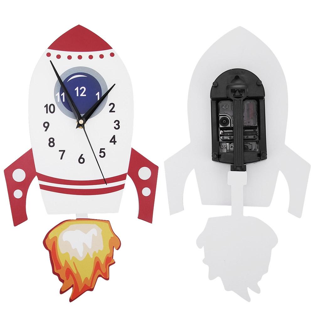 

Cartoon Mute Wall Clock Kids Unique Gifts Pendulum Children s Bedroom DIY Decor Clock