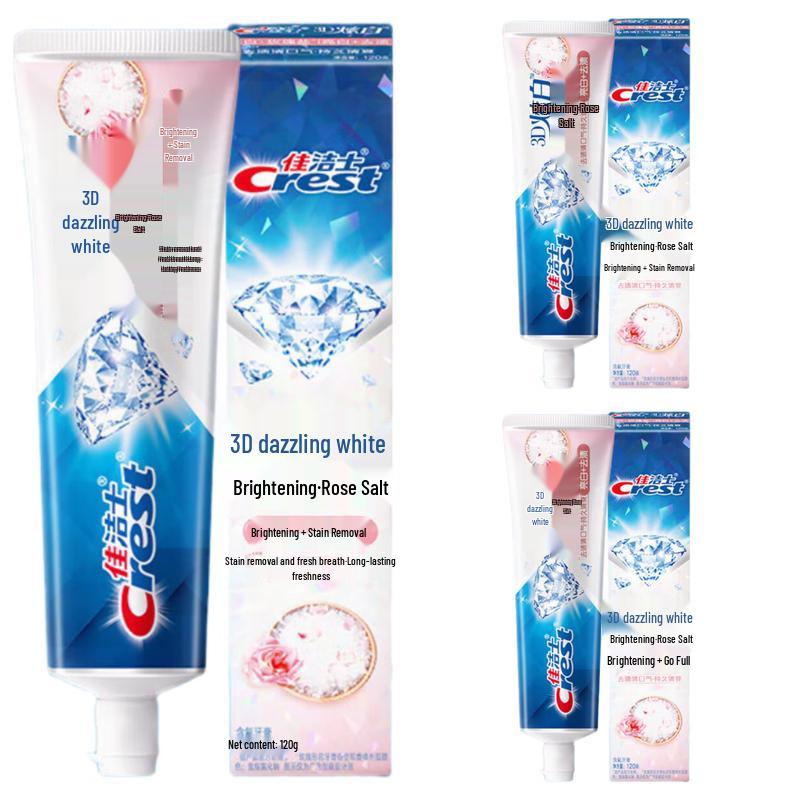 Crest 3D White Whitening Rose Salt Toothpaste