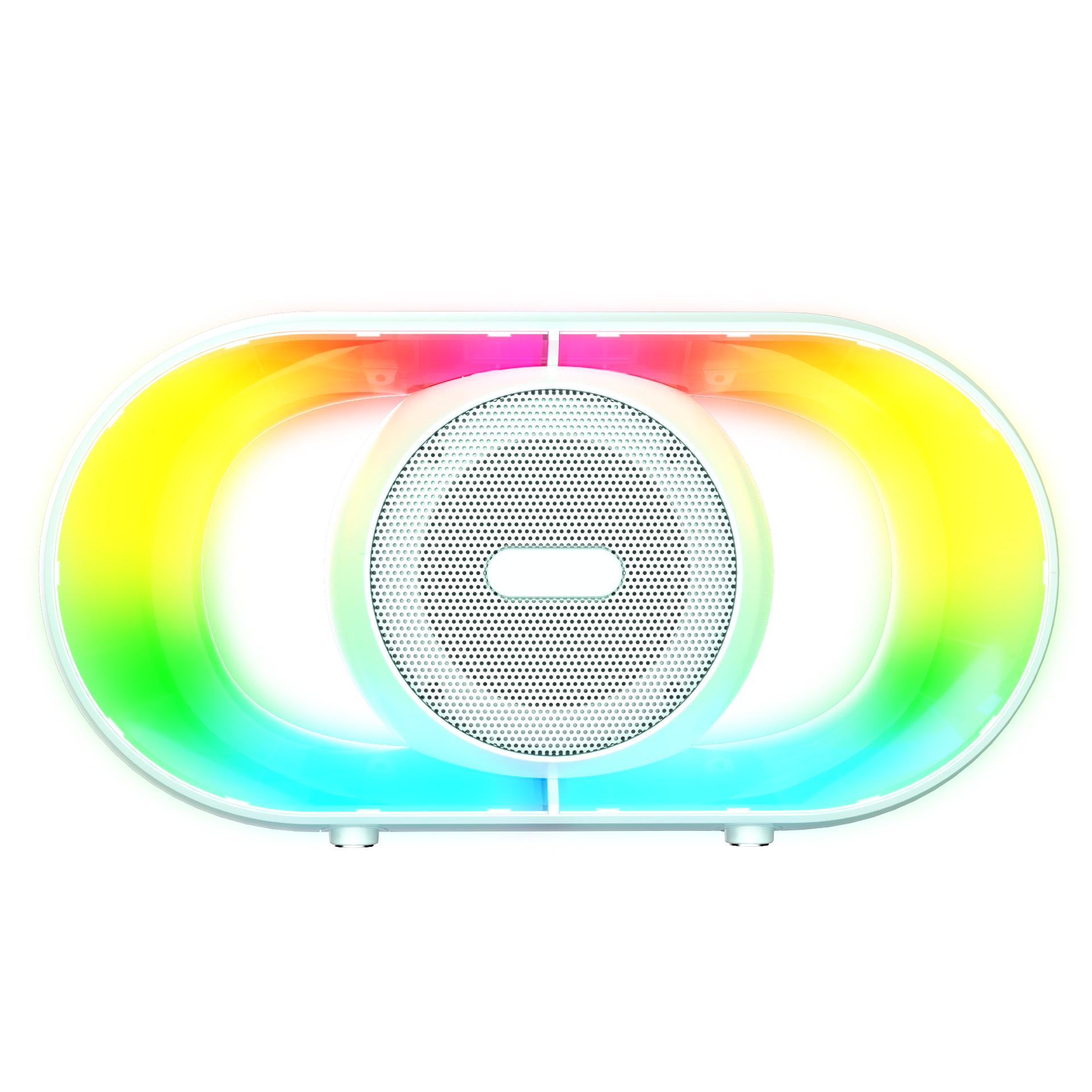 

Портативный Bluetooth-динамик: Уличный беспроводной сабвуфер с мощными басами, высокой громкостью и крутой цветной подсветкой