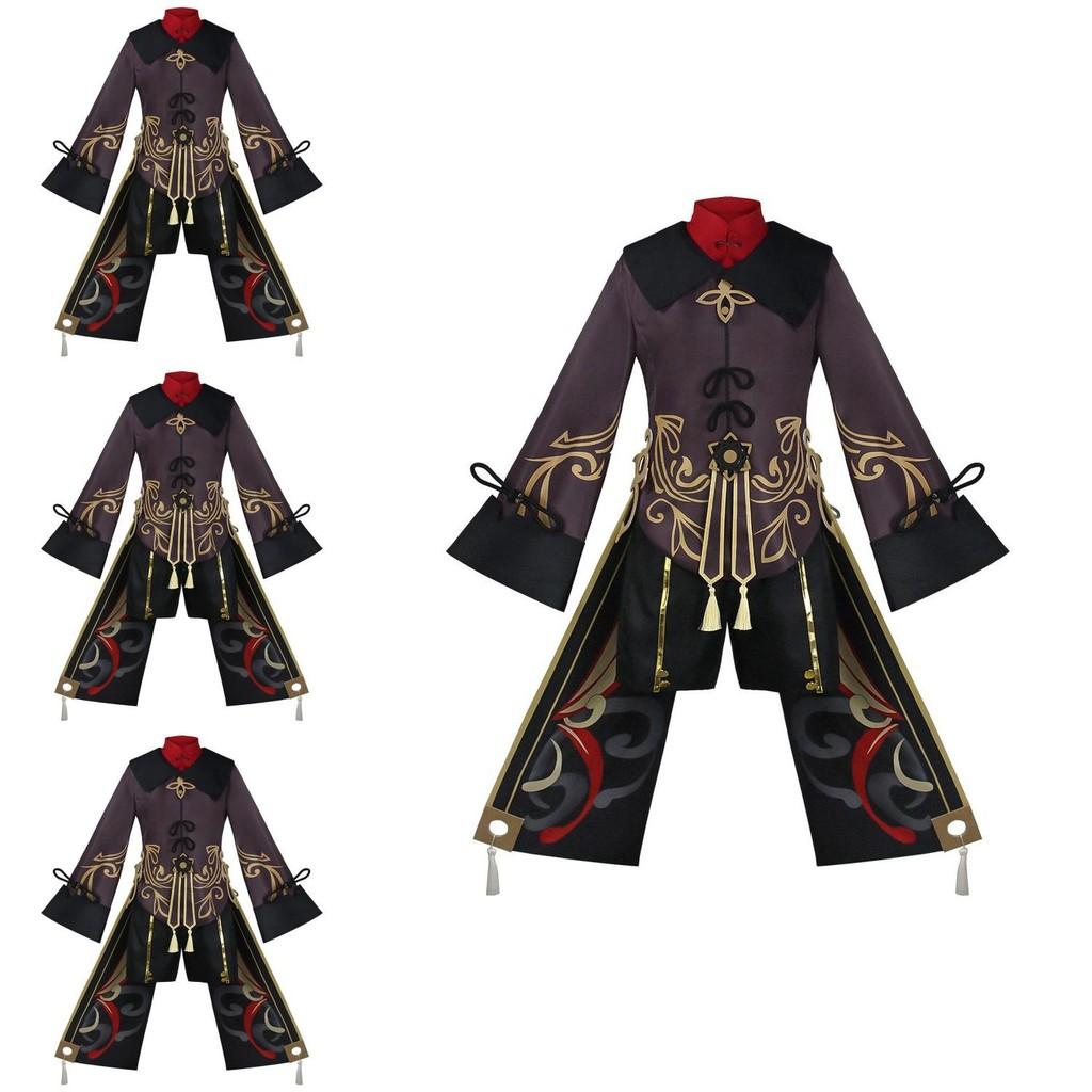 Stylish Genshin Impact Hutao Cosplay Costume Uniform Chinese Style Cutecostume For Halloween Party