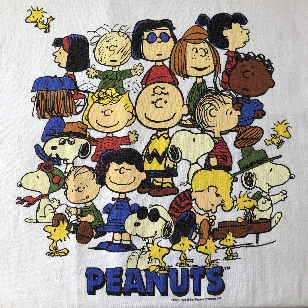 

[USED] Made in the USA Peanuts Snoopy Dye-In Print T-Shirt DELTA Delta
