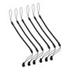 6PCS Elastic Pen Lanyard Retractable Spring Coil Strap Anti Lose Pen Leash with Ring for Tethering Drawing Pens