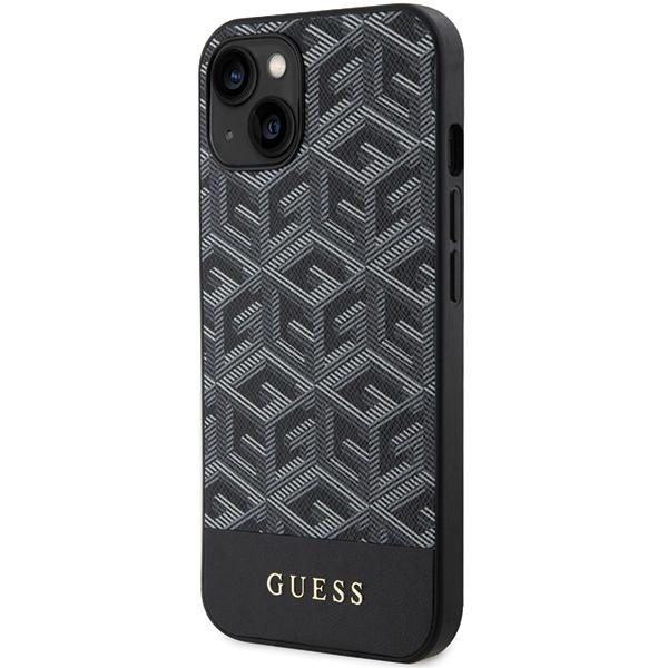 Guess Guhmp15Shgcfsek Iphone 15 / 14 / 13 6.1 Czarny/Black Hardcase Gcube Stripes Magsafe