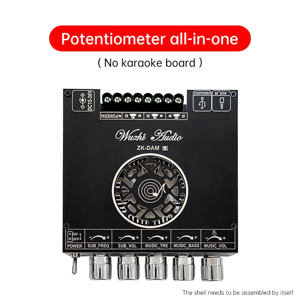 1.1 Channel Bluetooth 1.1 Subwoofer DC11-16V Amplifier Board 111WX1+111W Power Audio Stereo Amplifier Board Bass AMP AUX
