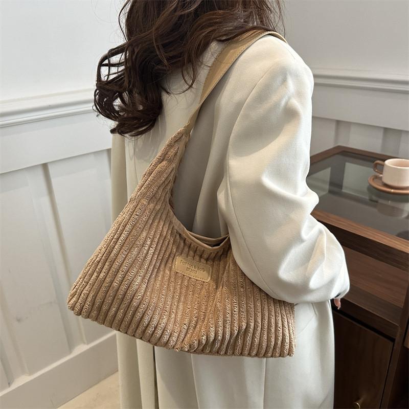 Fashionforward Womens Large Corduroy Tote Bag Stylish And Functional For Every Occasion