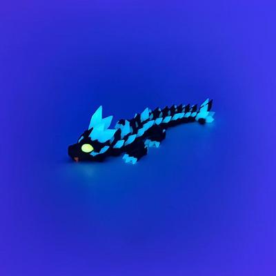 3D-gedrucktes bunt leuchtendes Kristall-Drachenei Spielzeug