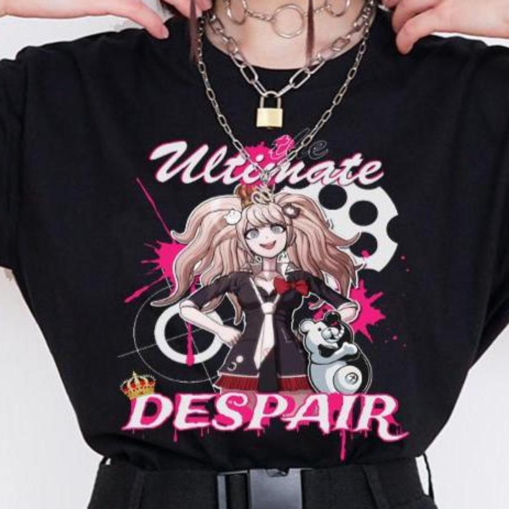 Junko Enoshima Danganronpa T-Shirt – Anime Cosplay Merch,Danganronpa Tee