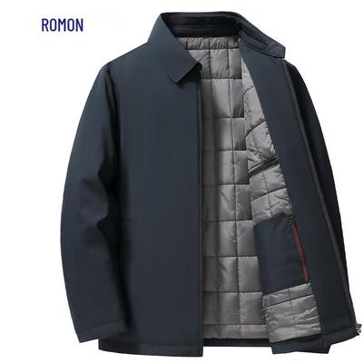 Zahustená zimná prešívaná bunda pre mužov Luomeng