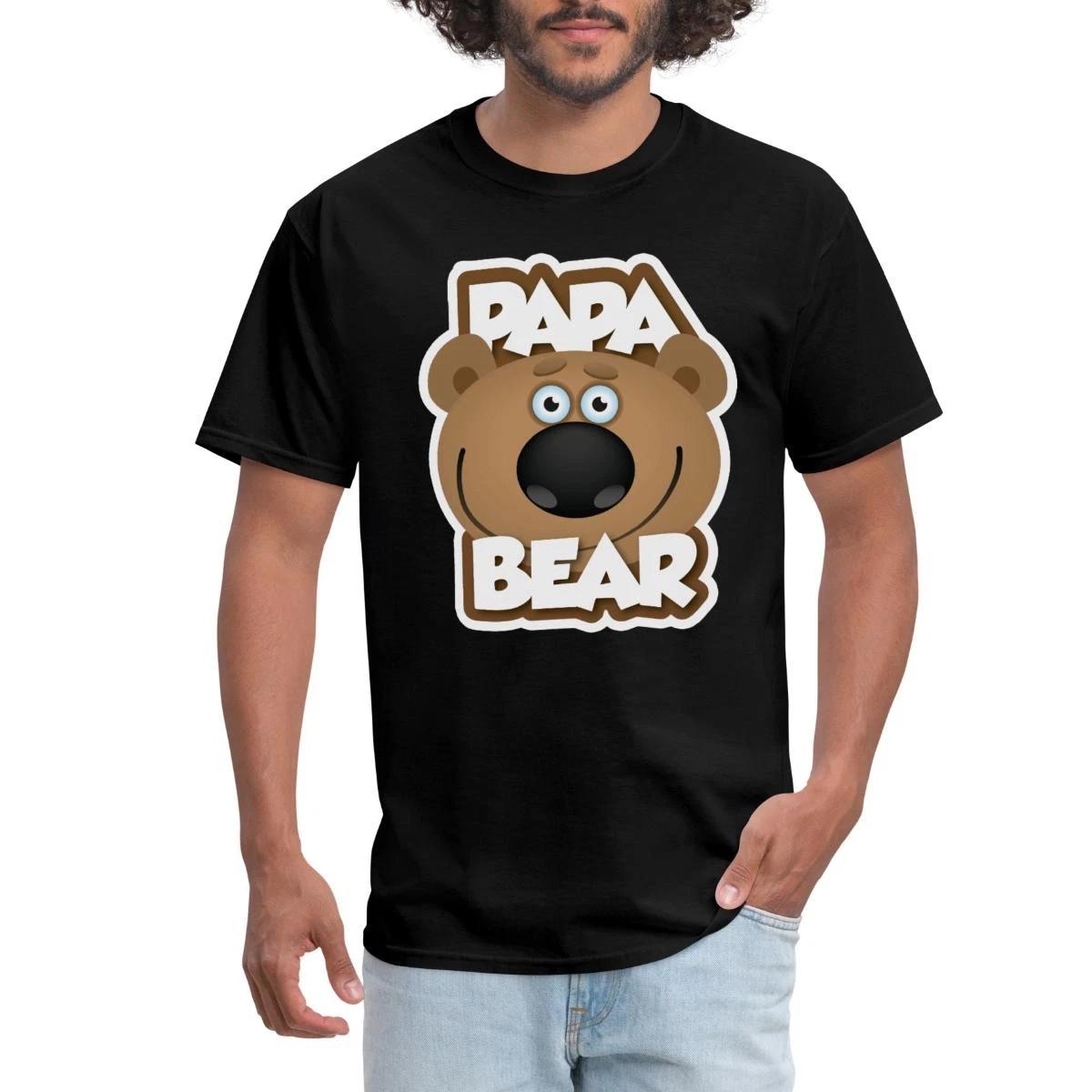 Papa Bear Happy Father s Day Men s T-Shirt XXL