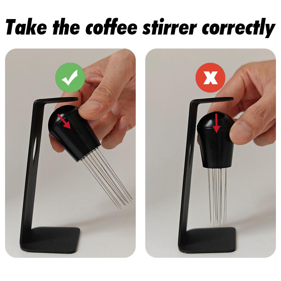 Upgraded WDT Tool Espresso Distribution Tool with Magnetic Stand Coffee Needle Stirrer Distributor WDT Tools Barista Accessories