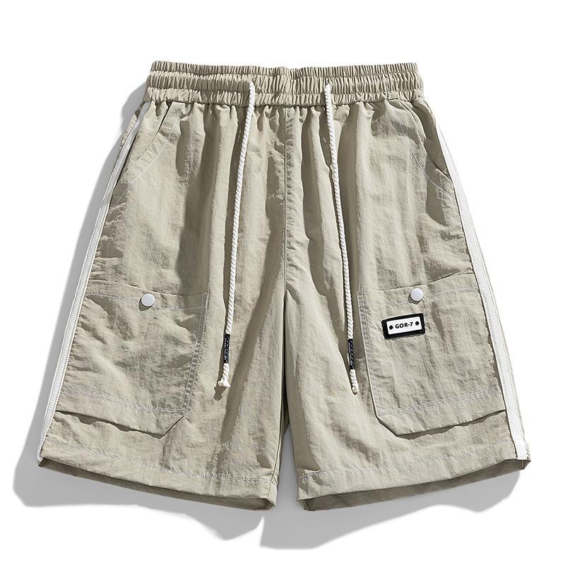 

Спецодежда, шорты, мужская тонкая спортивная верхняя одежда, укороченные брюки, повседневные свободные брюки L