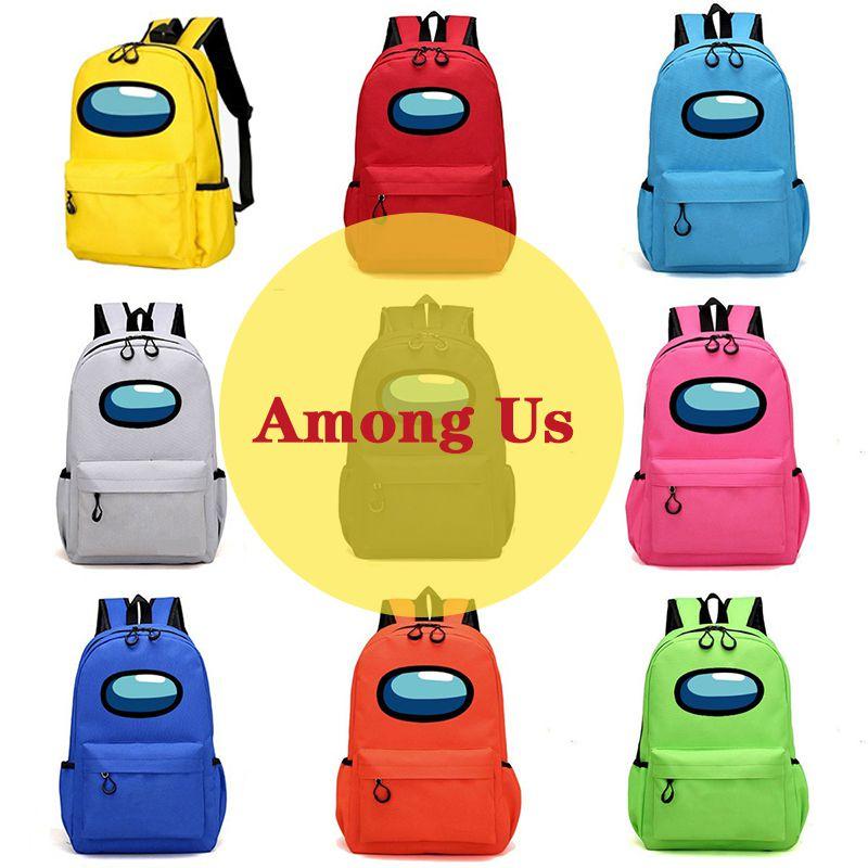 Among Us Game Shoulder Backpack With Chain For Kids And Teens Boys Girls School And Travel Rucksack