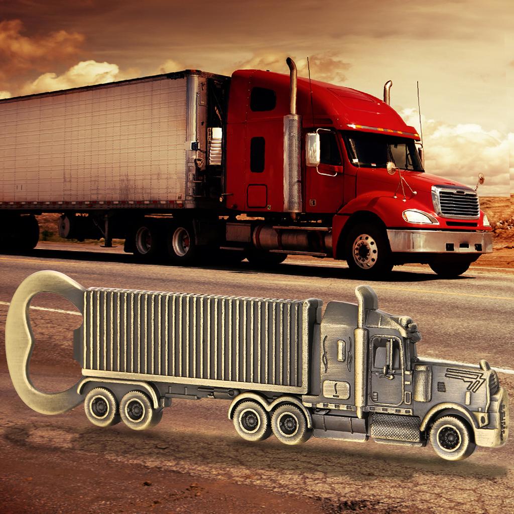LKKCHER LKW Bier Soda Flaschenöffner Geschenke für Männer Retro Exquisiter Korkenzieher Perfektes Geschenk für LKW-Fahrer Freund Geschenk