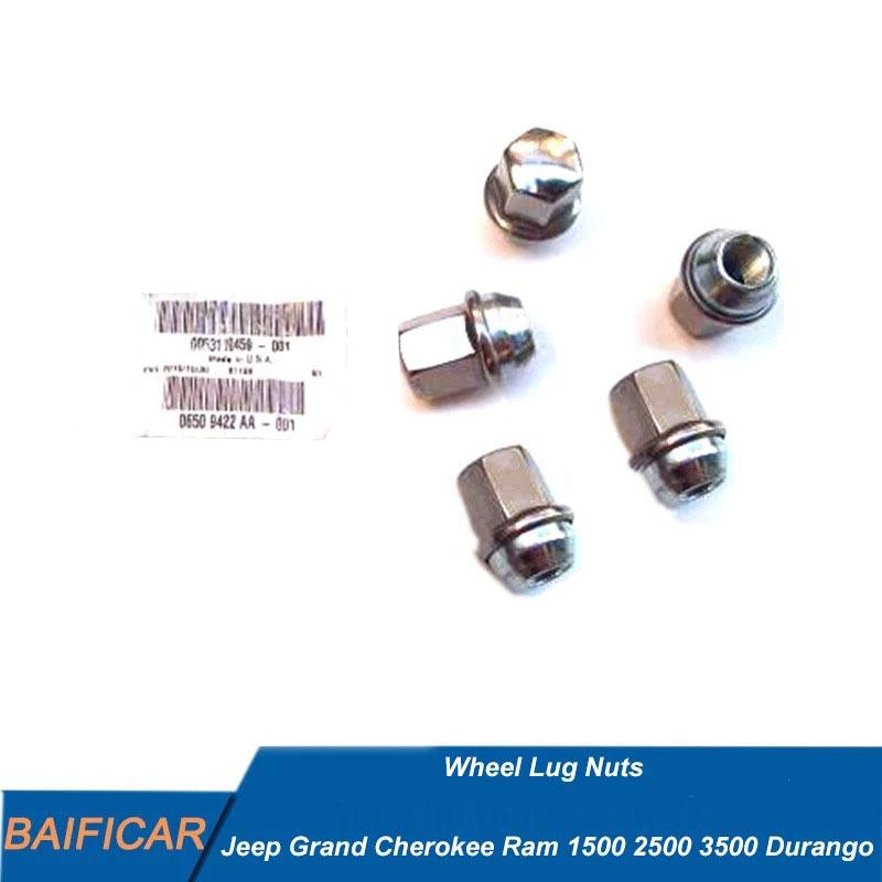 Baificar Brand New Wheel Lug Nuts 5PCS 06509422AA For Jeep Grand Cherokee Ram 1500 2500 3500 Durango