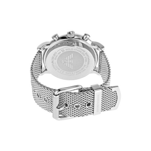 Emporio Armani Men's Silver Watch NA AR80062SET