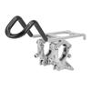 Boat Fishing Rod Holder Stainless Steel Double Clamp Fishing Pole Dock Support for Yacht Boats