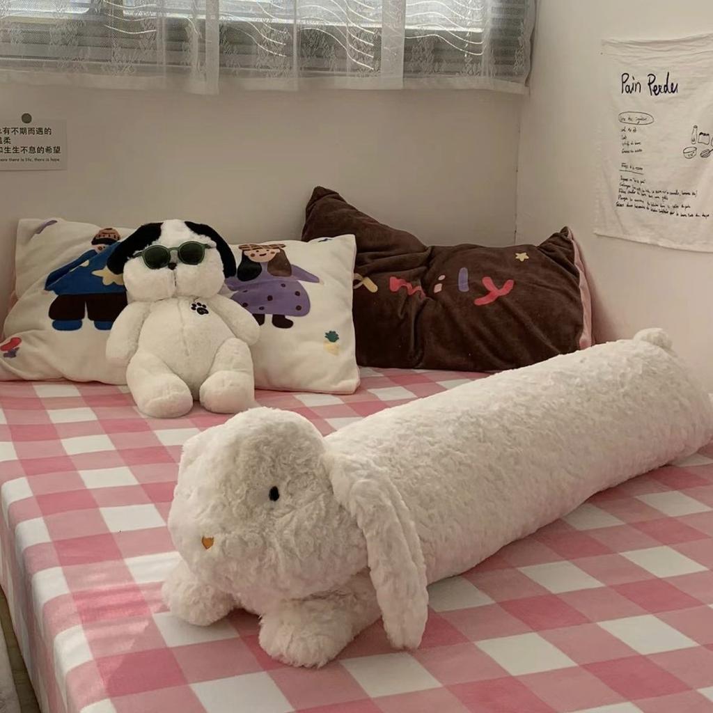 Pillow Bedroom Dormitory Pillow Female Hippopotamus Long Bedhead Cushion Living Room Leg Clamp Sofa Sleeping Pillow