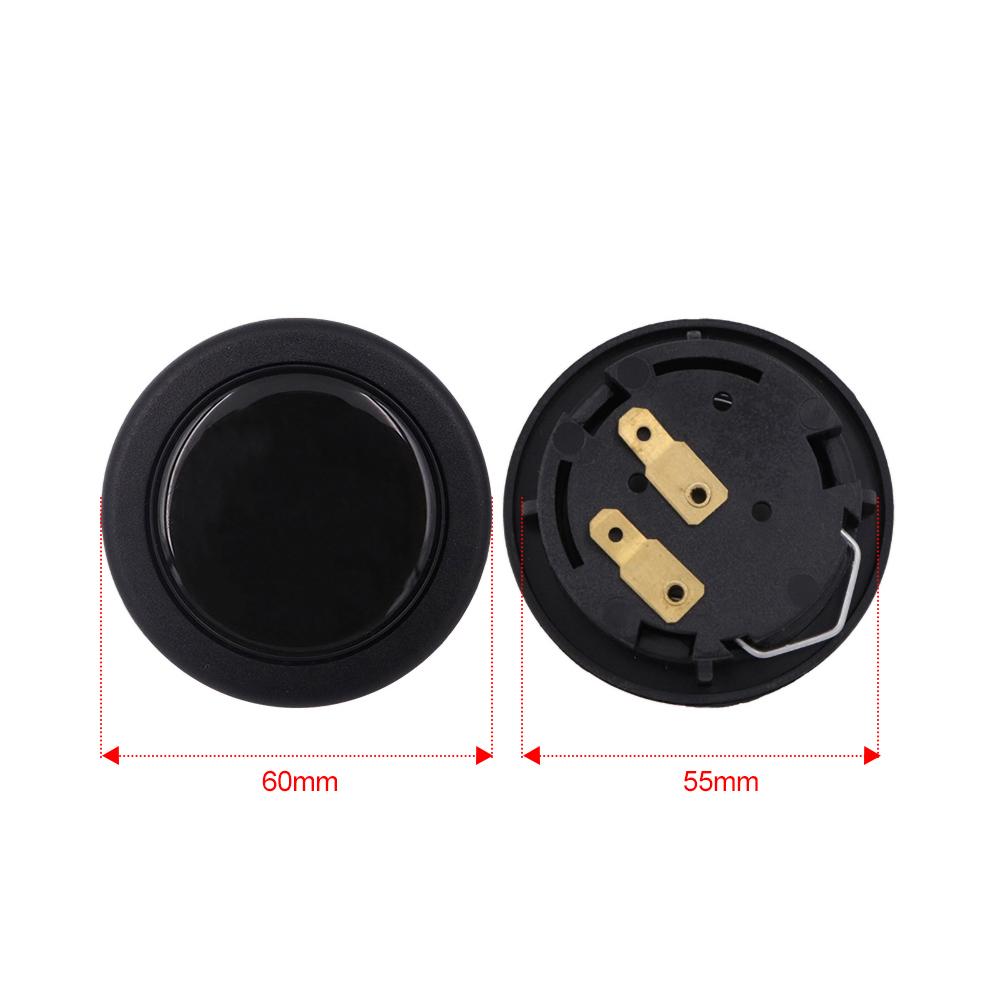 Custom logo Carbon Fiber Look High Performance Steering Wheel Horn Button Switch Push Cover For Universal